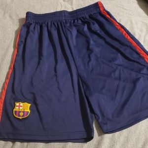 Soccer shorts. FC Barcelona.  Navy